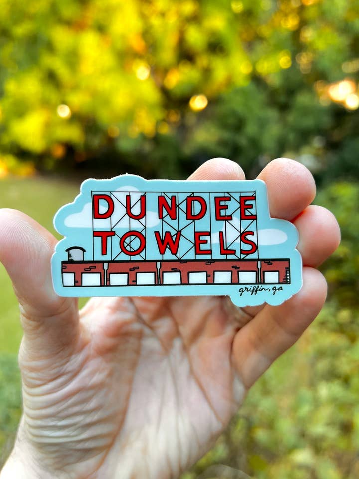 Dundee Mills {sticker} for wholesale by Uncle Dunc's Sticker Shoppe