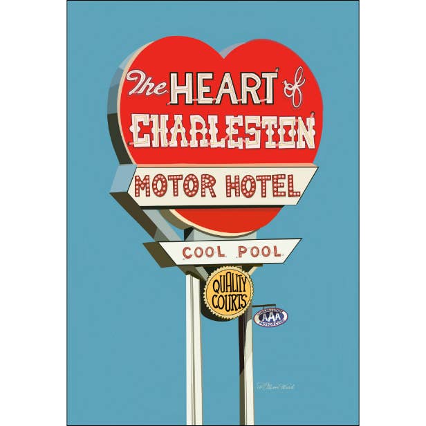 Heart of Charleston | Art Print for wholesale by Homeward Studio