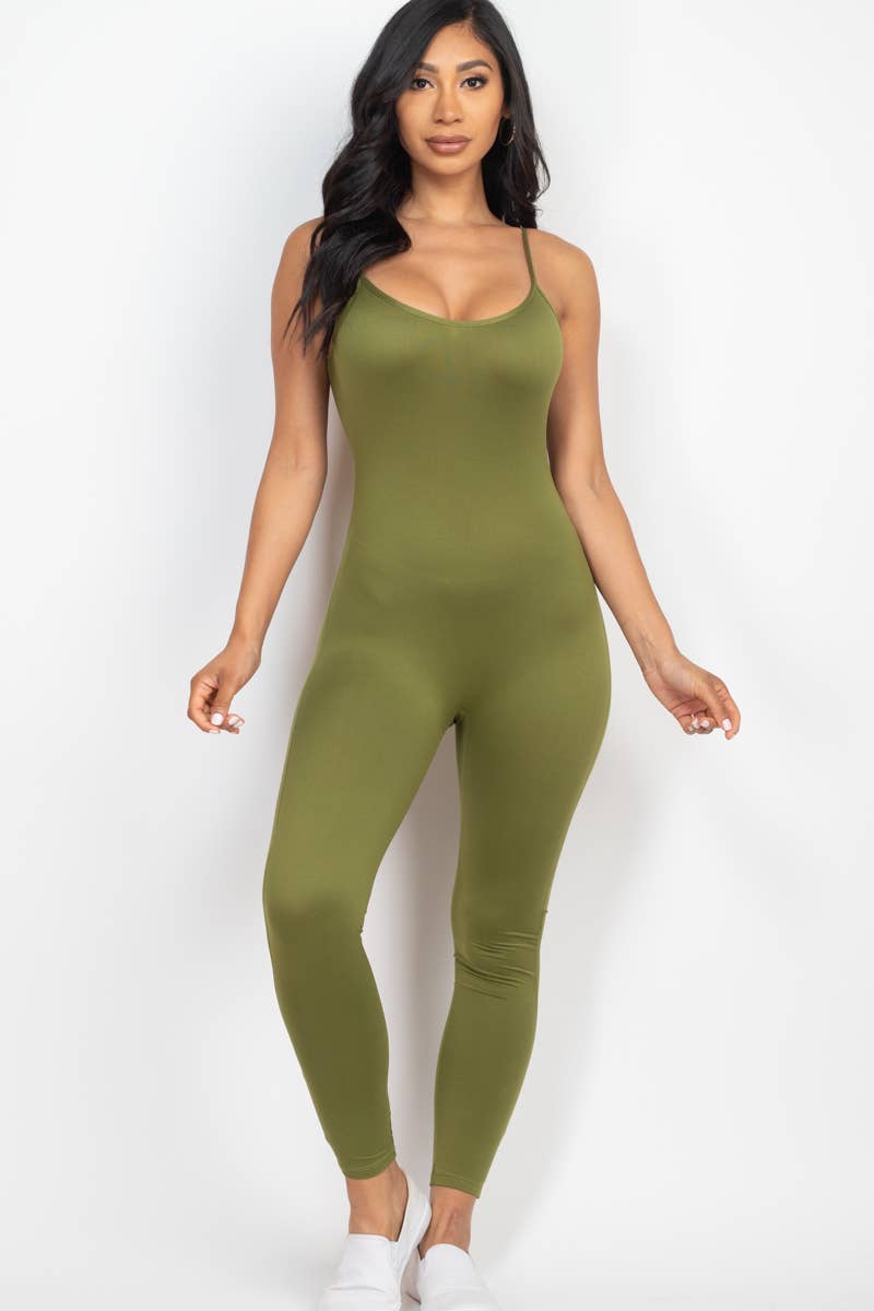 CAPELLA APPAREL - Wholesale Jumpsuit - Women's - Solid Bodycon Jumpsuit8