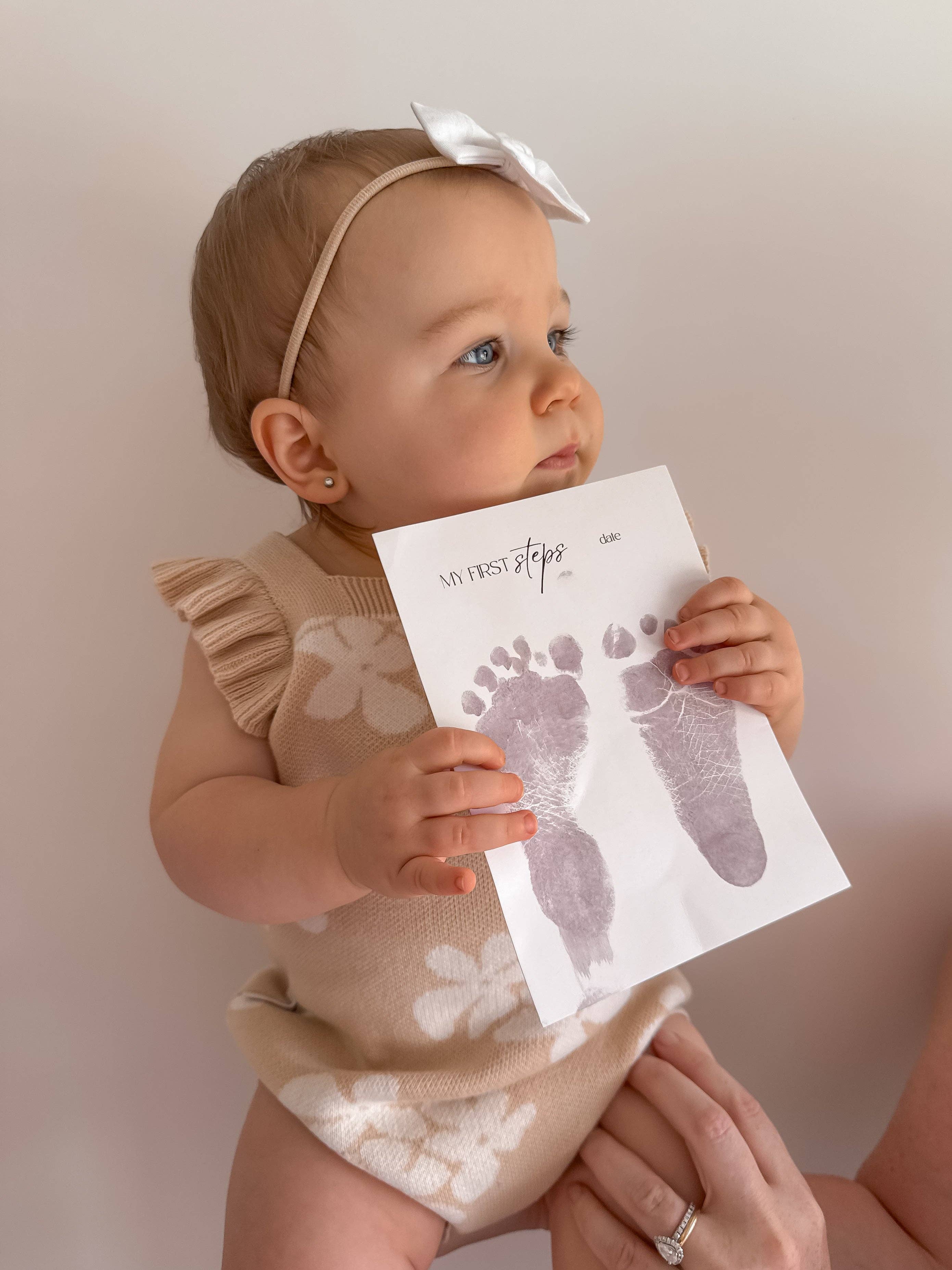 Little Lullaby - Wholesale Milestone art/keepsake – Child & baby - My First Steps - Inkless Print Kit