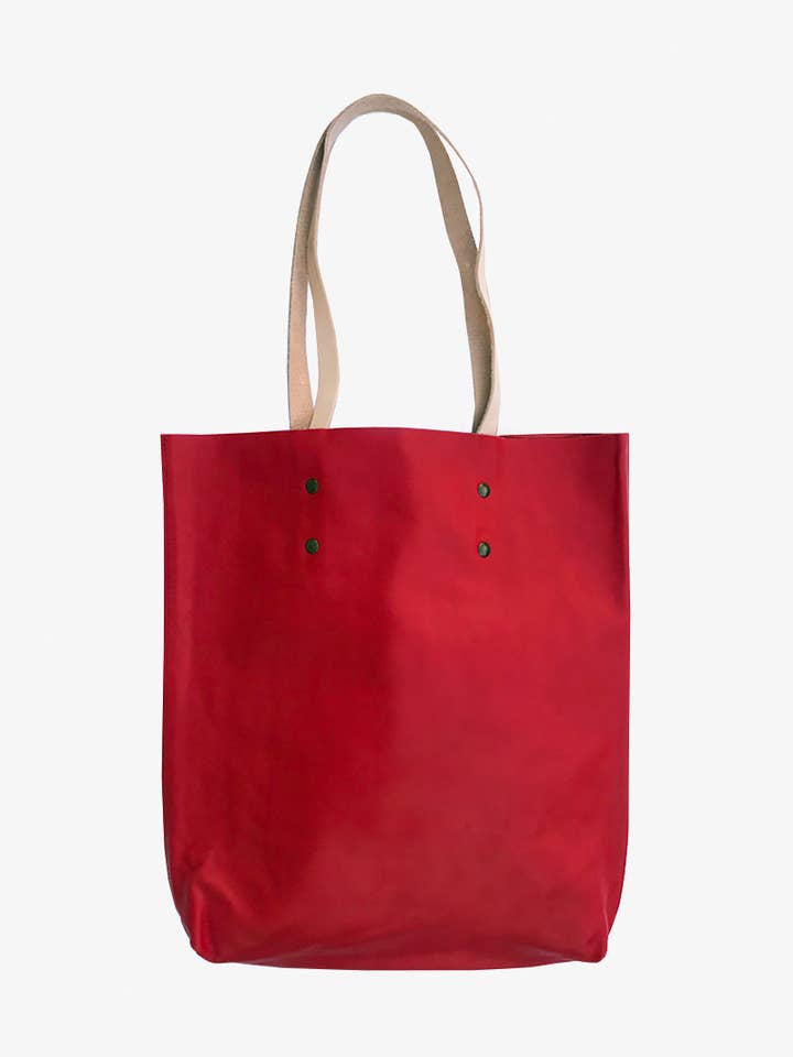 Lisboa Tote Leder - Rot für den Großhandel von BRANCO