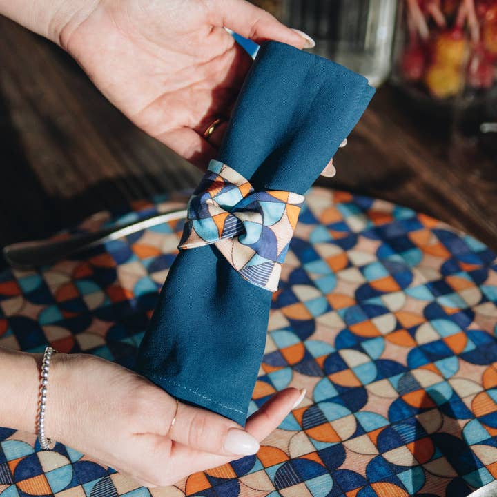 Misalù - Dress up your table - Wholesale Napkin Holder - Azulejos Napkin Holder0