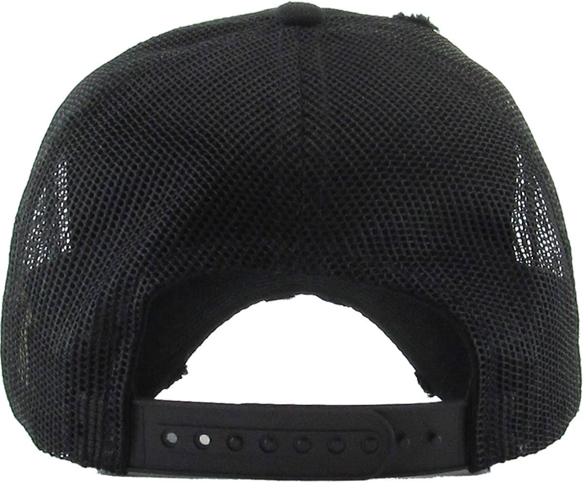 KBETHOS – Großhandel Basecap – Unisex – Vintage-Trucker-Cap mit Mesh-Einsätzen3