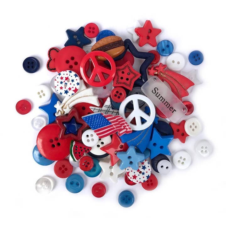 Pack économique Patriotic Button pour la vente par Buttons Galore & More
