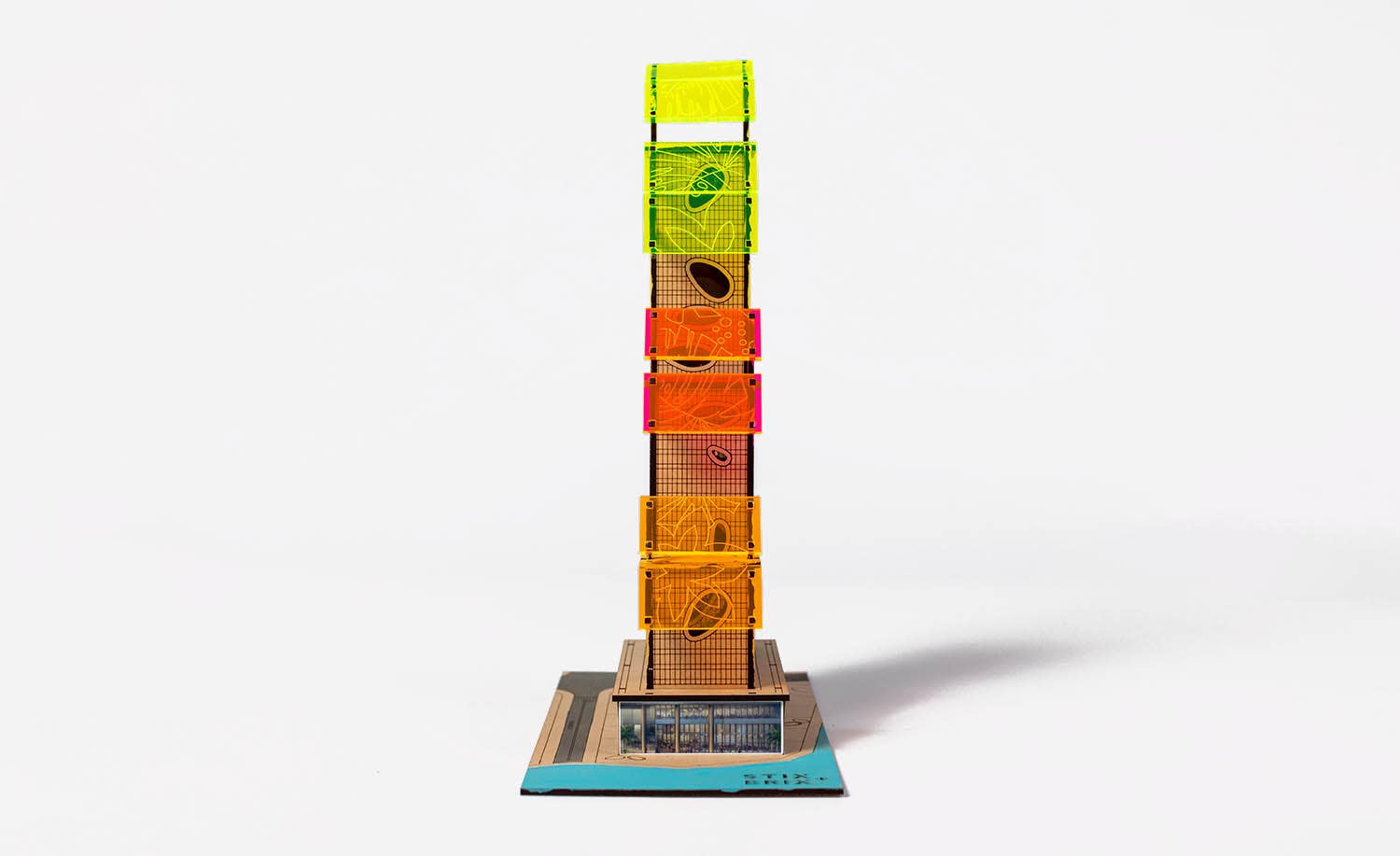 Stix + Brix - Wholesale Building Set - Kids - PALMS SKYSCRAPER3