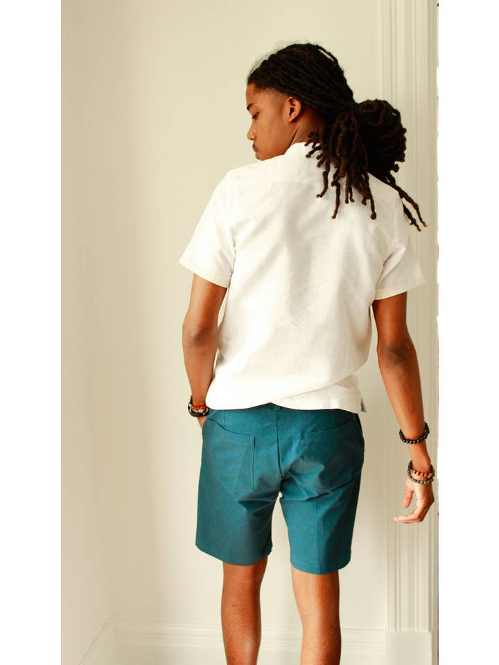 Am.A-Line Collections LLC - Wholesale Button Down Shirt - Men's - Glint Men's Short Sleeve Button Down Shirt1