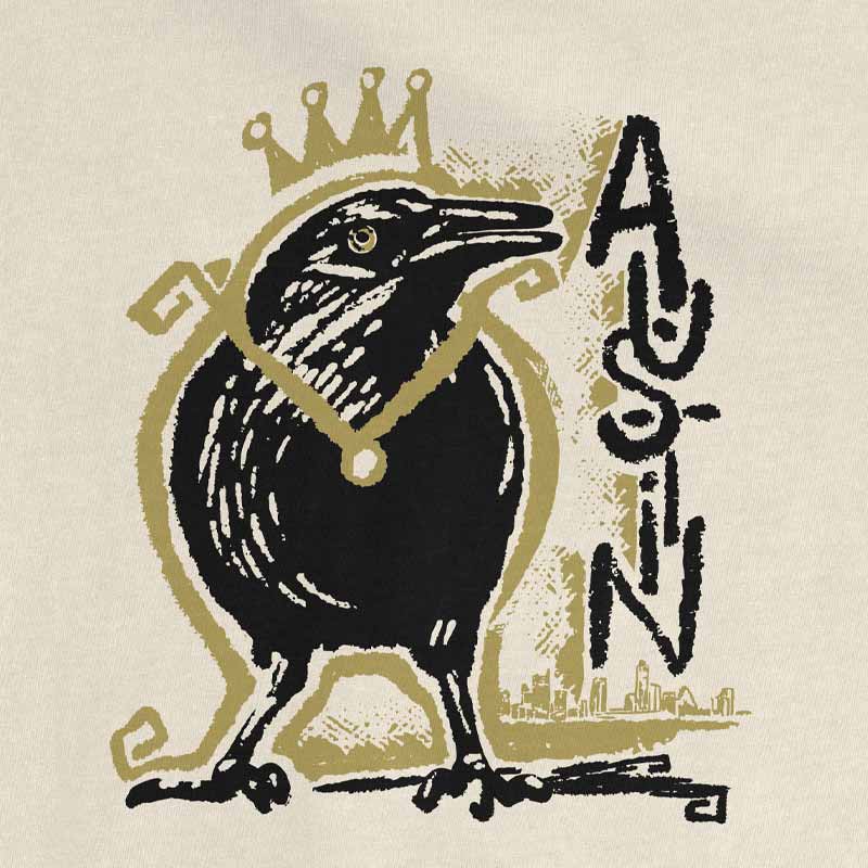 Ivory Royal Squawk Austin T-Shirt | Comfort Colors 1717 for wholesale on Faire2