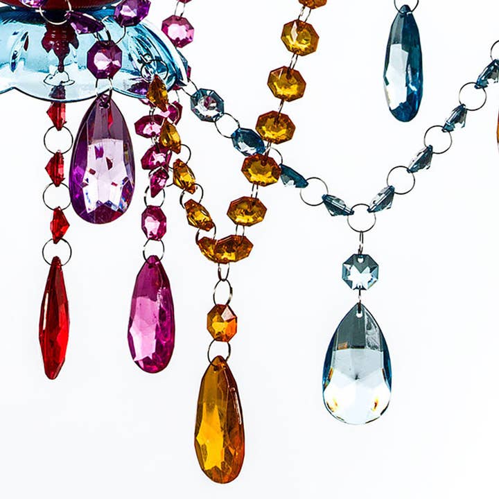 Think Brink - Wholesale Chandelier/Hanging Light - 4 Light Multi Colored Plug-in Chandelier