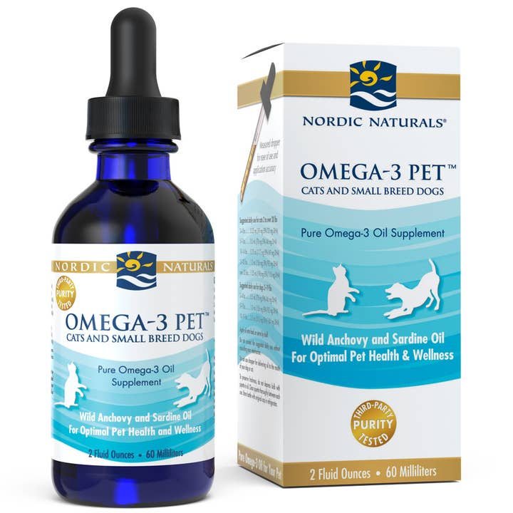Nordic Naturals - Wholesale Pet Supplement - Cat/Dog - Omega-3 Pet Supplement - Unflavored • 2 Oz