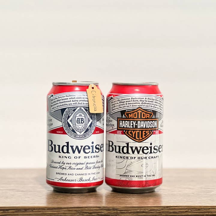 Mason Jar Designs - Wholesale Jar/Filled Candle - Citronella beer can candles5