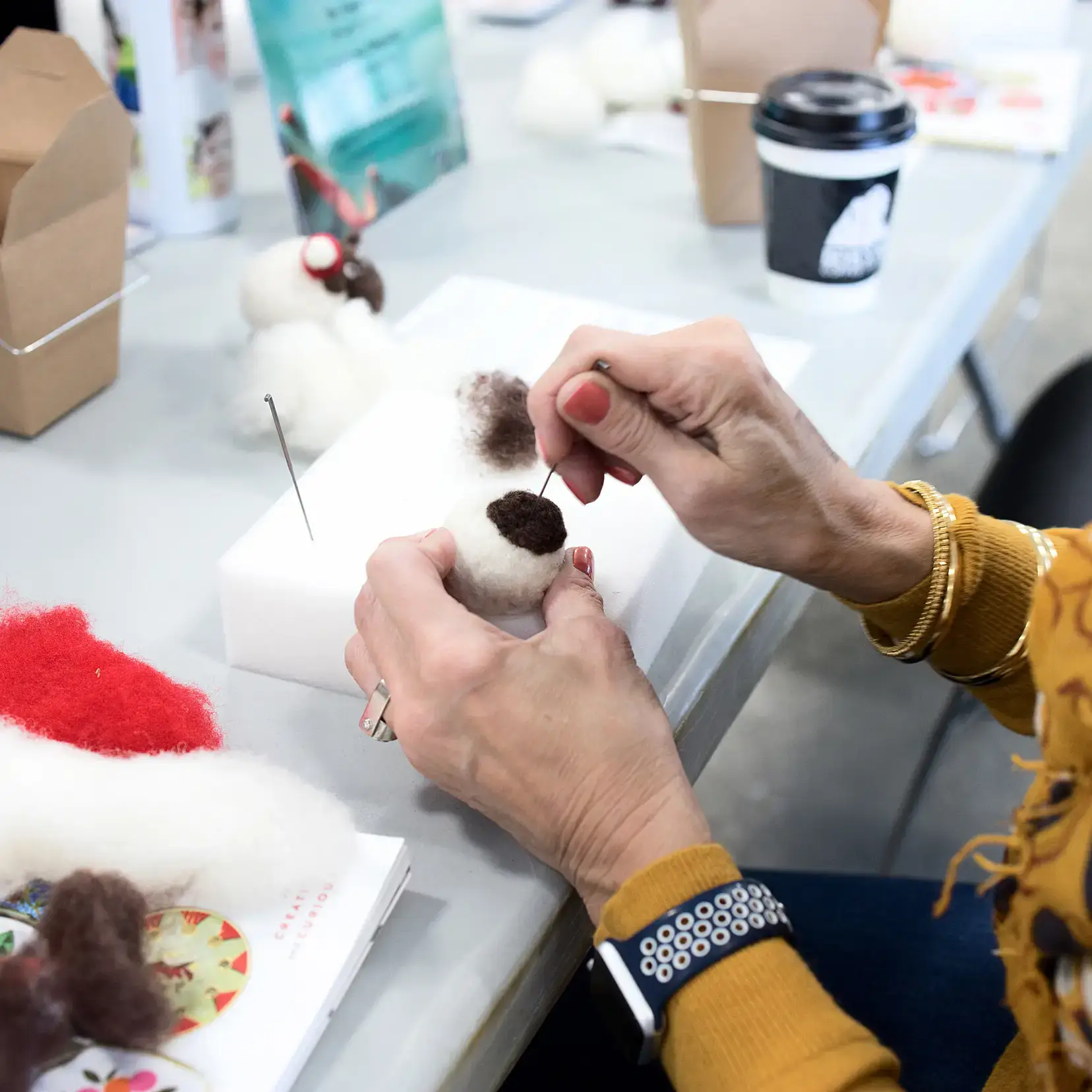 The General Bean - Vendita all'ingrosso Kit da cucito creativo - Nome Drop - Kit di infeltrimento ad ago - Alce6