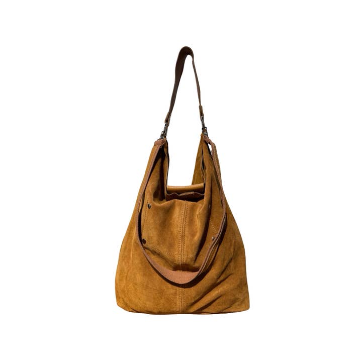 Louisa lee - Wholesale Shoulder Bag - Women's - SUEDE LEATHER SHOULDER BAG ROXY4