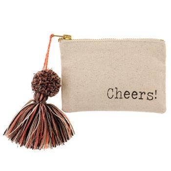 Canvas Tassel Card Holder for wholesale by Karma