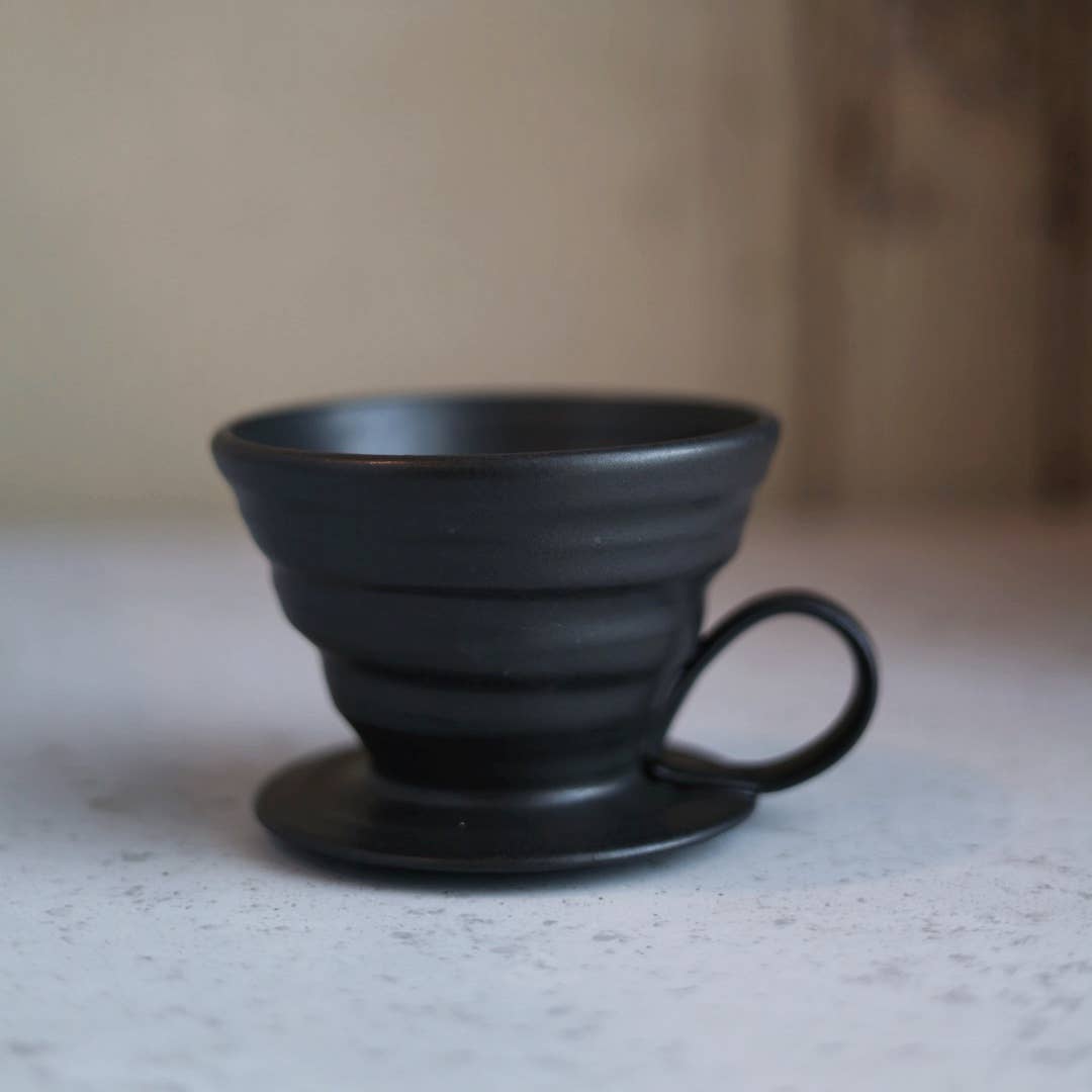 Gravesco Pottery – wholesale Pour-over & dripper – Handmade Ceramic V60 Coffee Dripper in 2 Color Options1