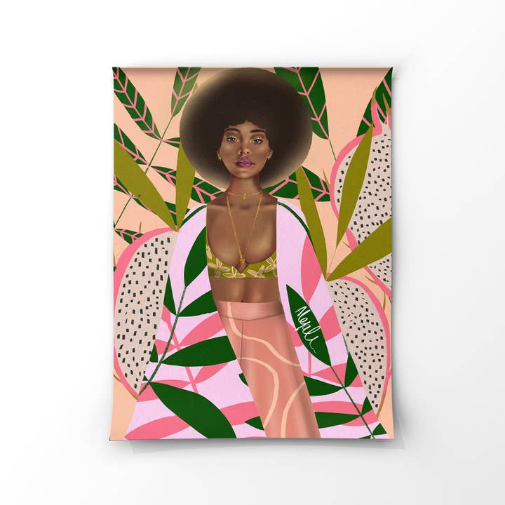 Poster Fine Art Print Giclée Caribbean vibes for wholesale by Alejarte