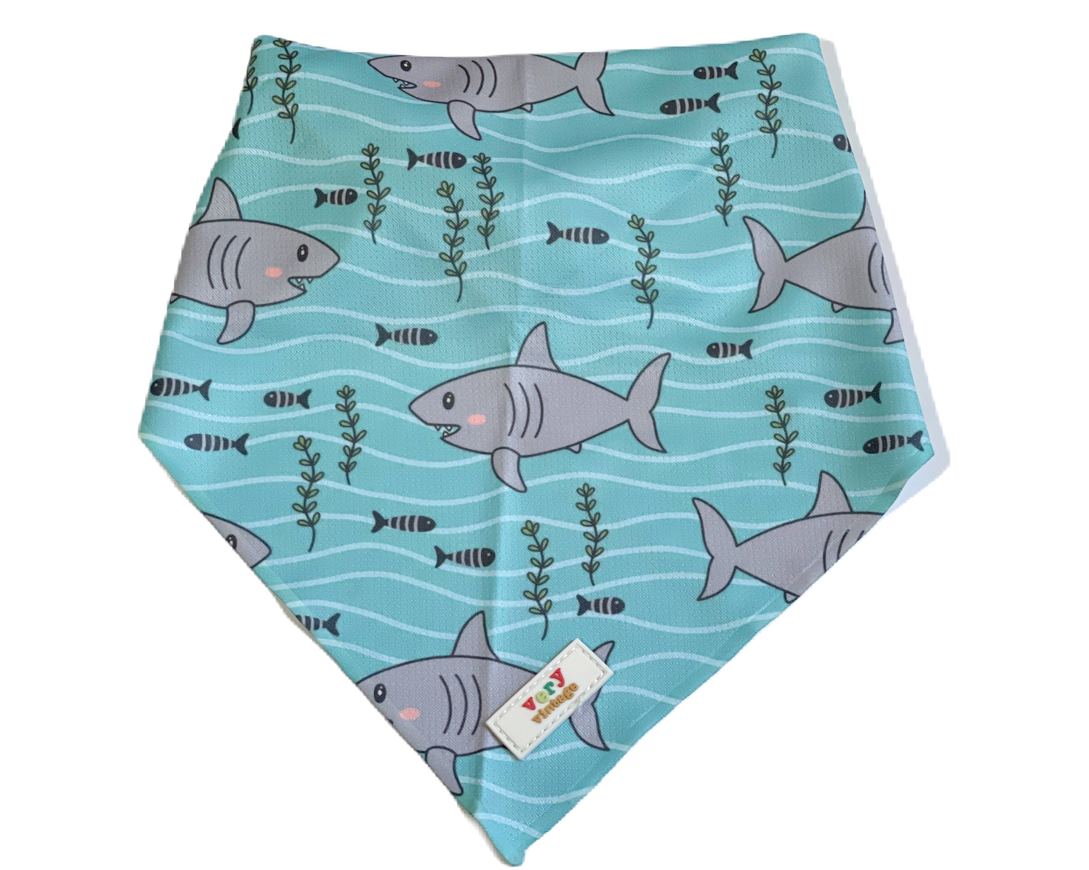 Very Vintage Designs - Wholesale Pet Bandana - Dog - Shark Attack - Summer  Nautical Mesh Cooling Dog Bandana1