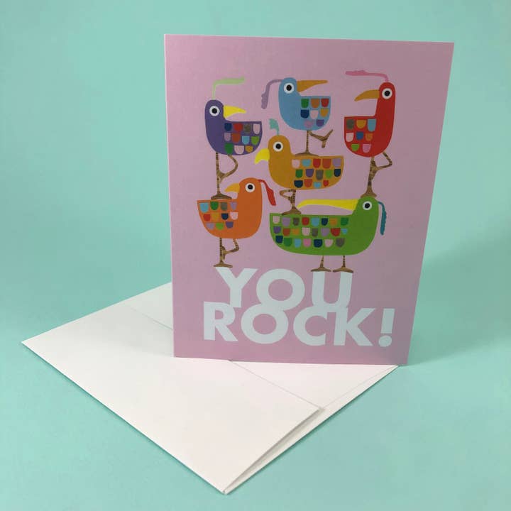 Bunny with a Toolbelt - Wholesale Everyday Greeting Card - You Rock! Greeting Card