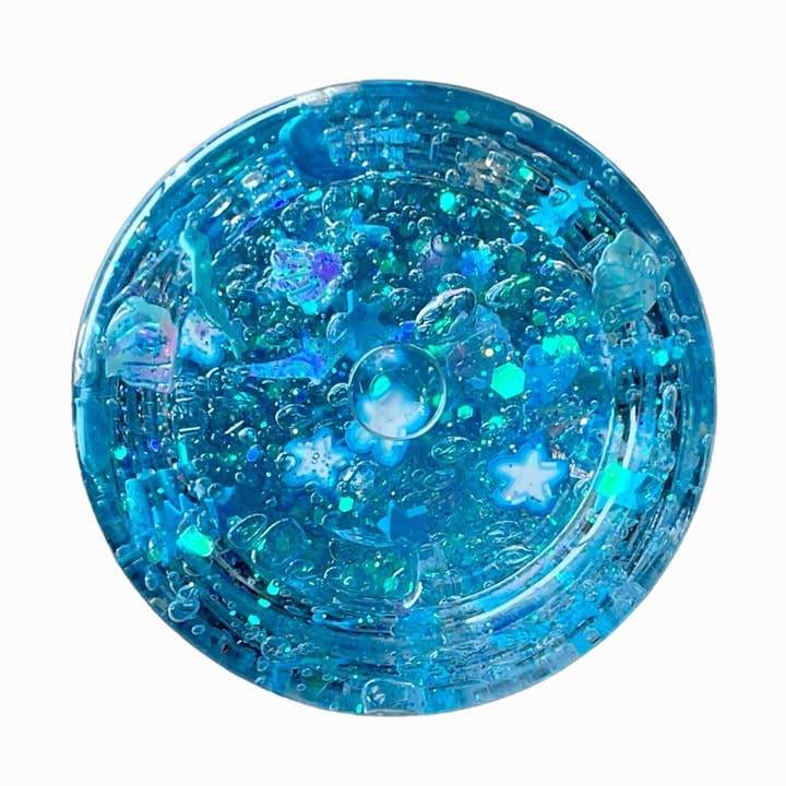 Blue Mermaid Hair Glitter Gel for wholesale by Missus Busy Bee Hair Accessories