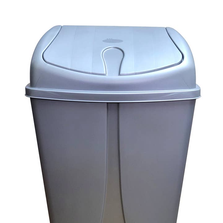 YBM HOME INC. - Wholesale Trashcan/Trash Bin - Plastic Trash Can with Swing Lid, 3 sizes and various colors5