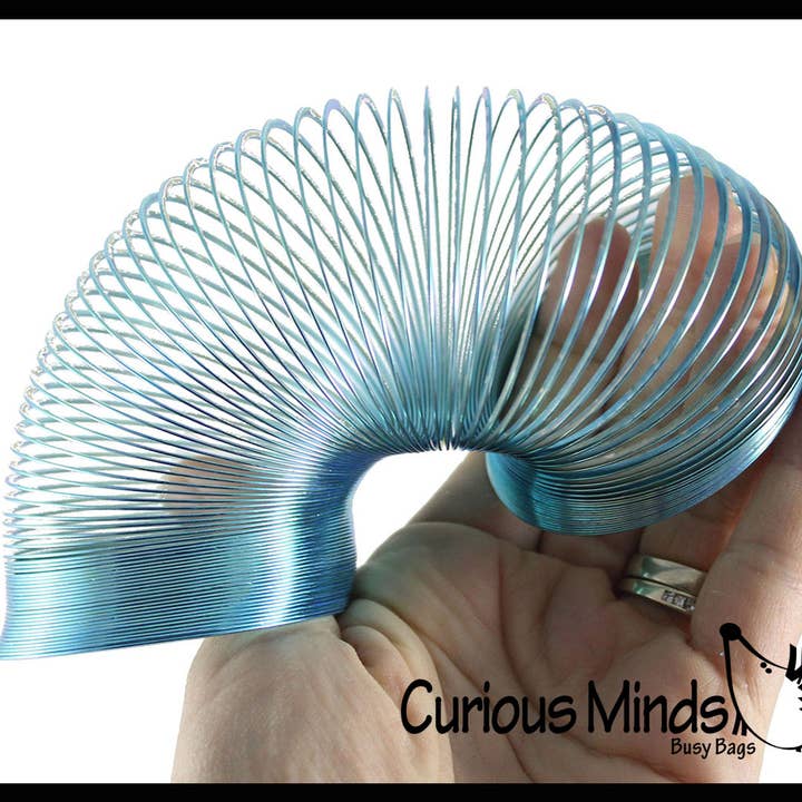 Curious Minds Toys - Wholesale Fidget Toy - Kids - 2.4" Metal Colored Magic Spring Coil Toy - Â Sensory Fidget