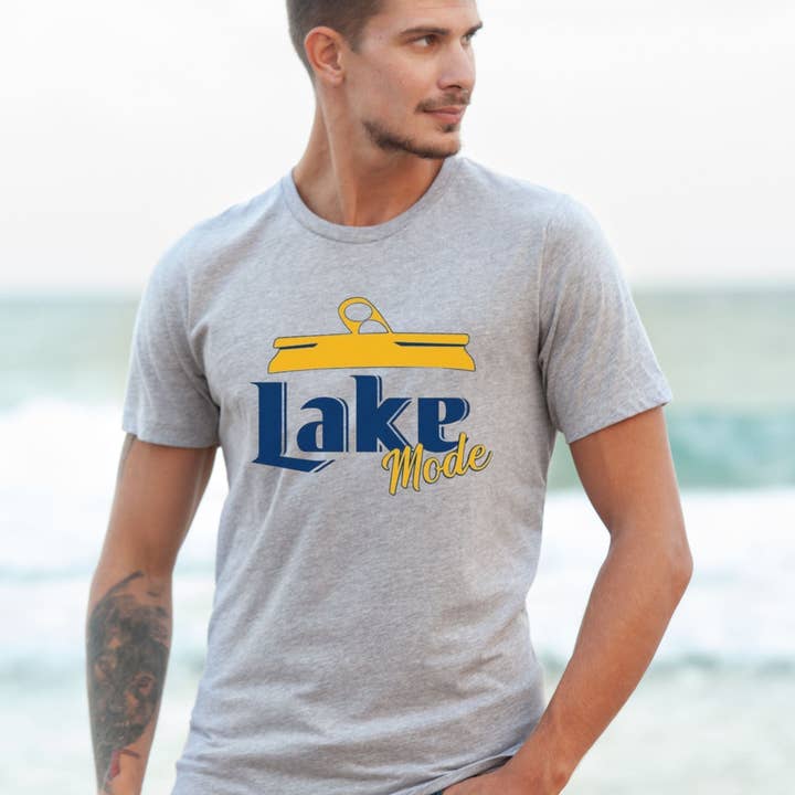 Lake Mode T Shirt - Graphic Print - Lightweight 109 for wholesale by 208 Tees