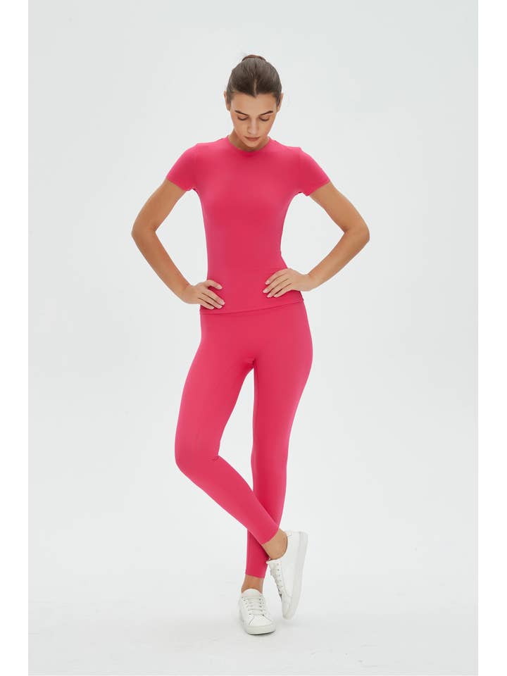 Mantra Active - Wholesale Athletic/Lounge Leggings - Women's - Nikki SoftBalance™ High-Waisted Leggings10