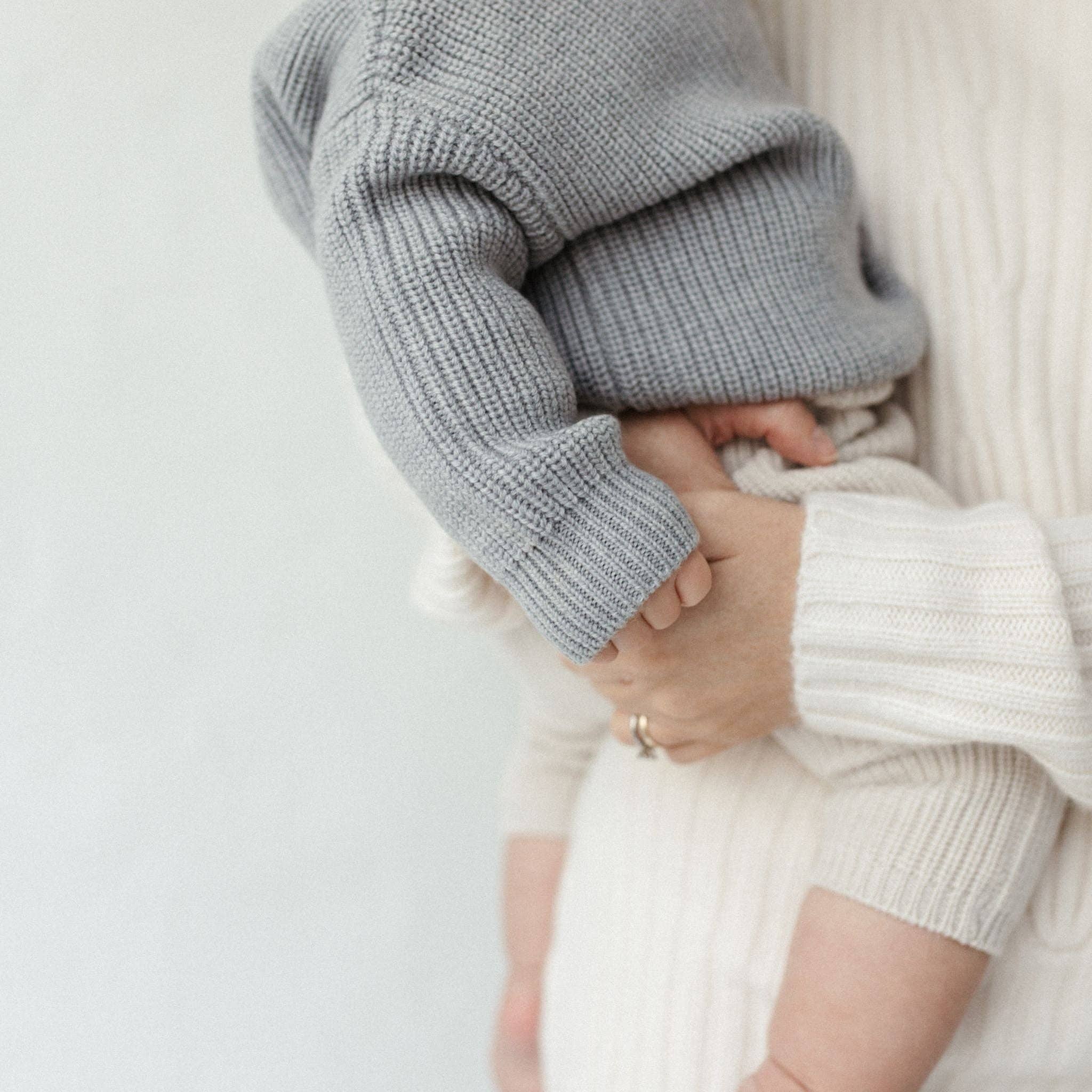 LILLE TONI - Wholesale Knit Sweater - Baby - Sweater "Paul" in gray melange3