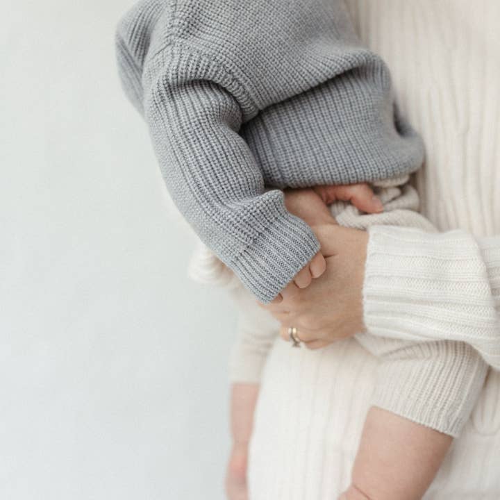 LILLE TONI - Wholesale Knit Sweater - Baby - Sweater "Paul" in gray melange3