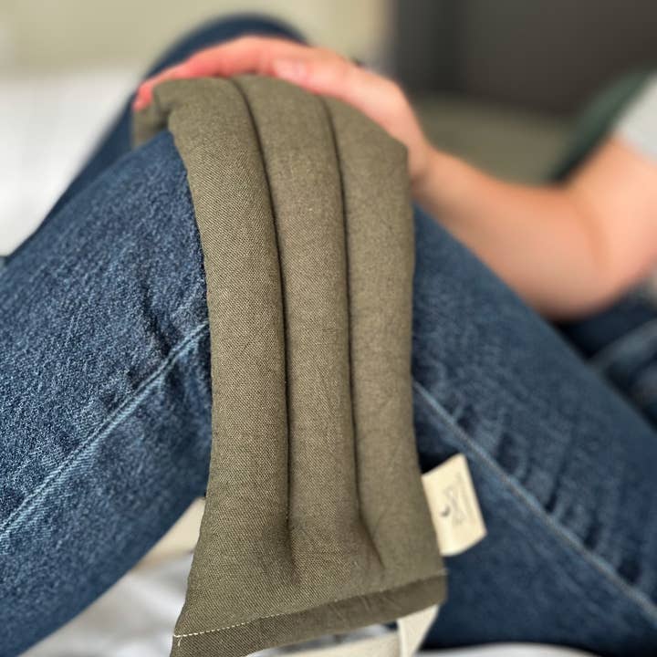 Slow North - Wholesale Hot/cold compress - Neck Wrap Therapy Pack – Olive | Microwaveable Neck Pillow for Relaxation3