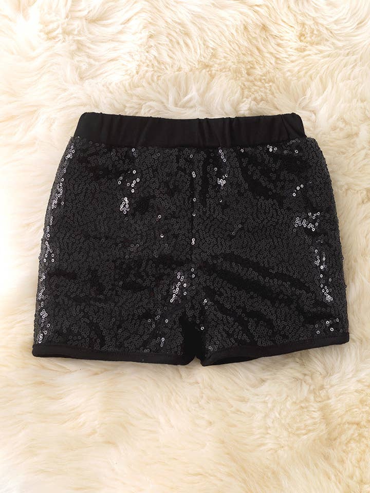 Kids Charm Online - Wholesale Shorts - Kids - Girl front sequins shorts. Available in 3 colors. Sol3