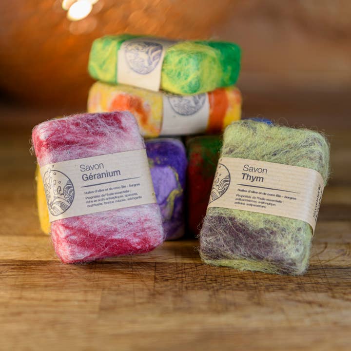 Savonnerie de la Buèges - Wholesale Bar Soap - Felted, foaming and exfoliating soap