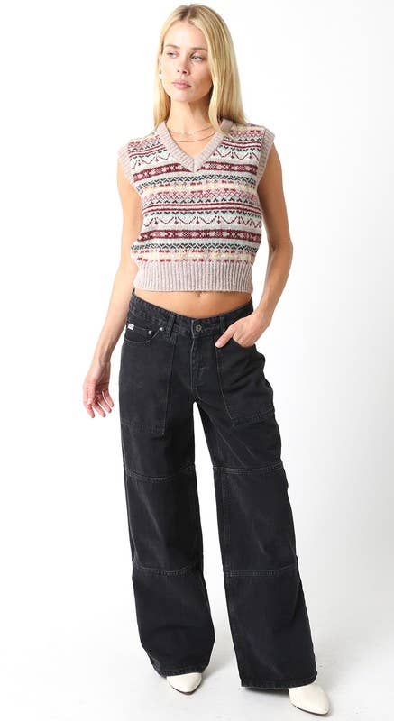 Olivaceous - Vendita all'ingrosso Maglione tricot - Donna - Maglione Marjorie5