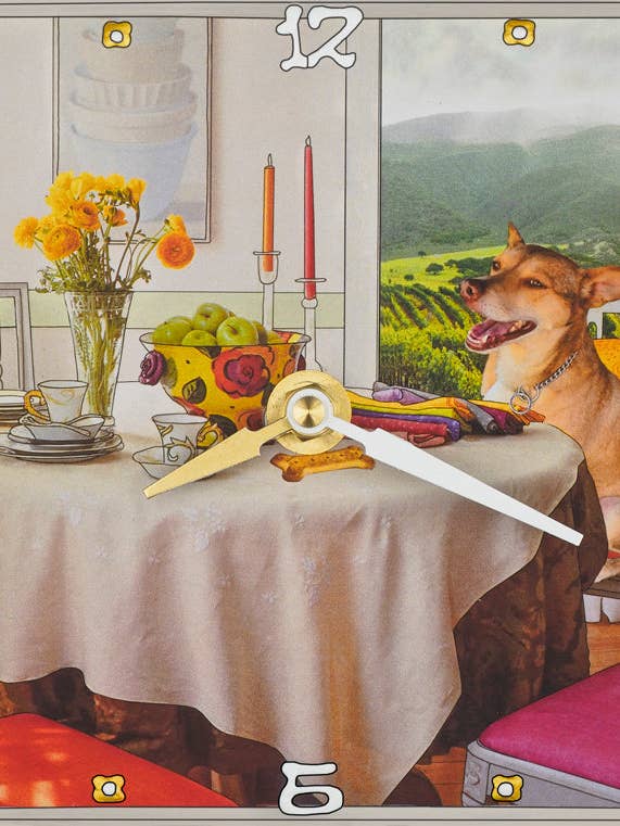 Middag, anpassad collageklocka för wholesale av Lea Alboher