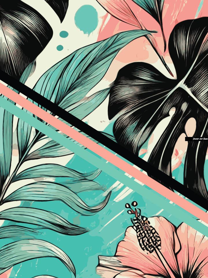 Tiki Tropics - Serviette de plage pour la vente par Captain Crabby