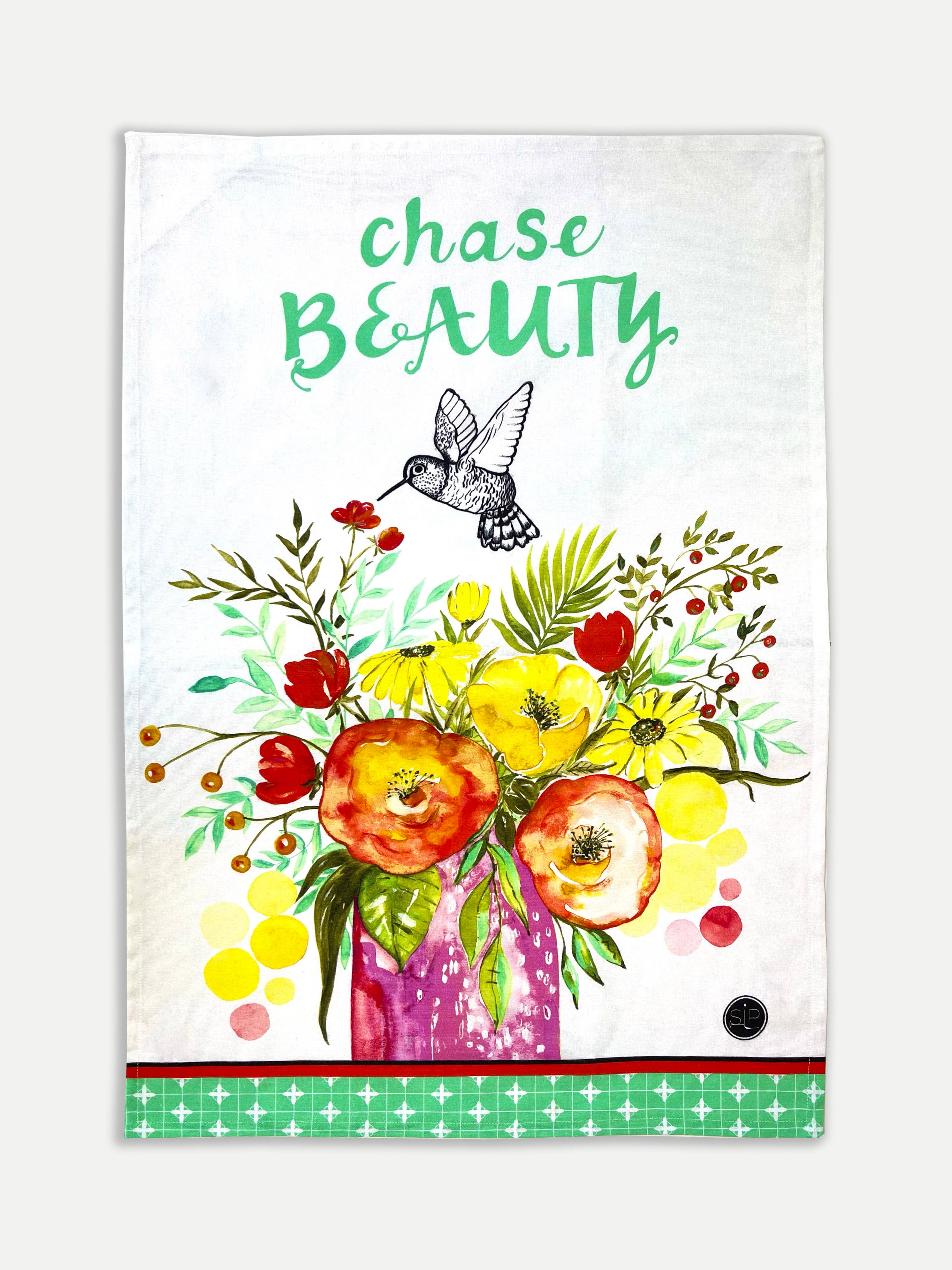 SIP - Wholesale Tea Towel - "Chase Beauty 3" Kitchen Towel4
