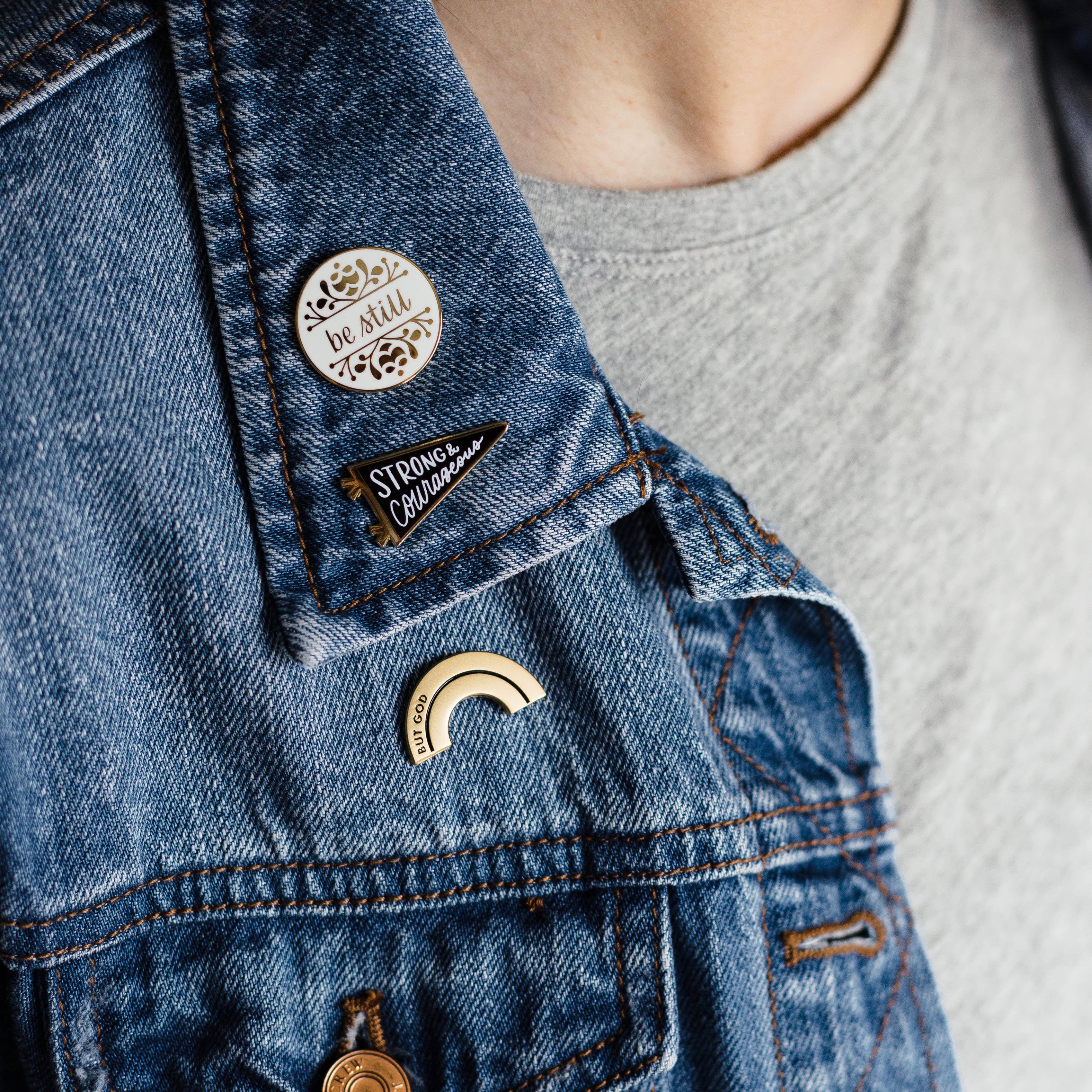 Lauren Ibach - Wholesale Lapel Pin/Button - But God Enamel Pin3