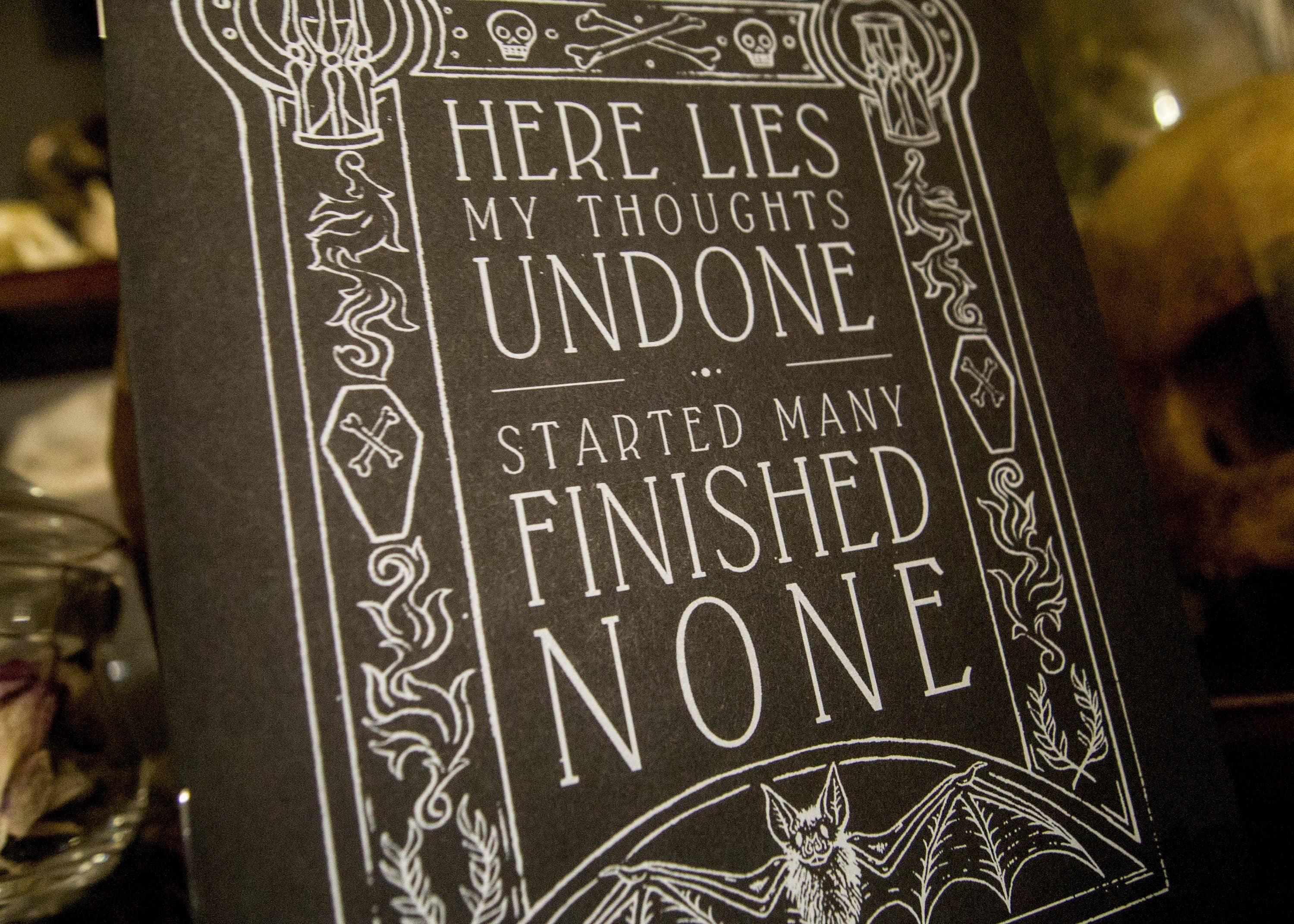 Meagan Meli Illustration - Wholesale Notebook - Gravestone Sketchbook2