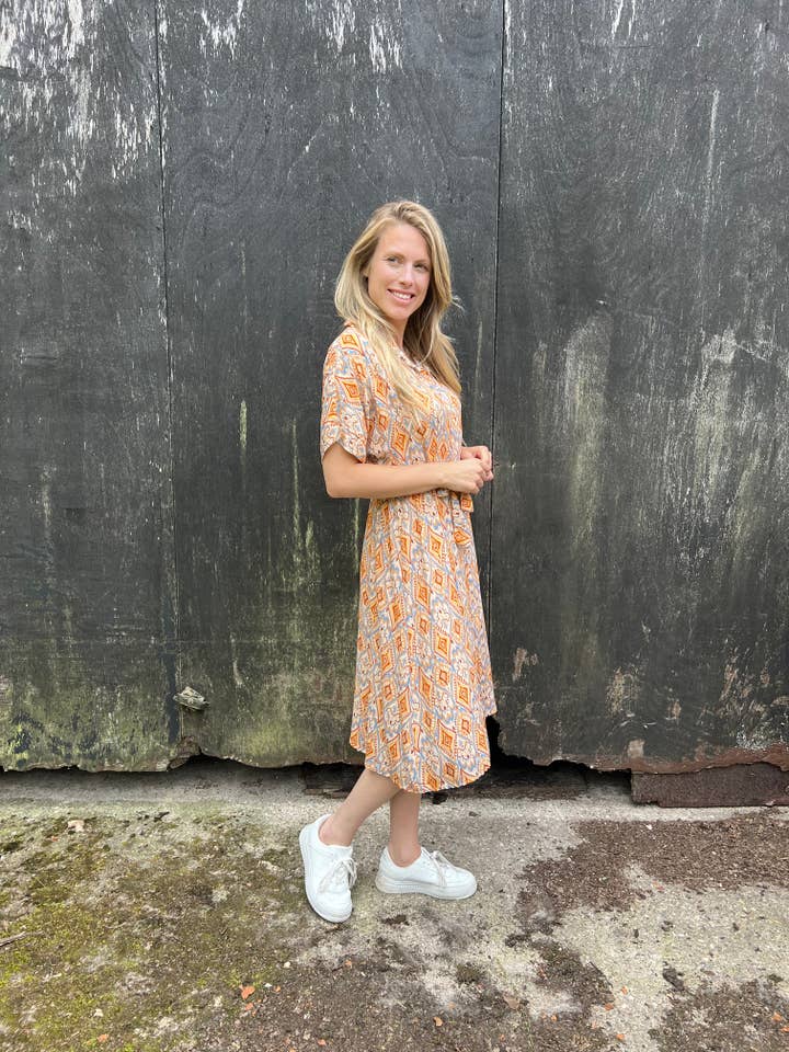 Dress Genua Barok Sand voor wholesale door Cluca