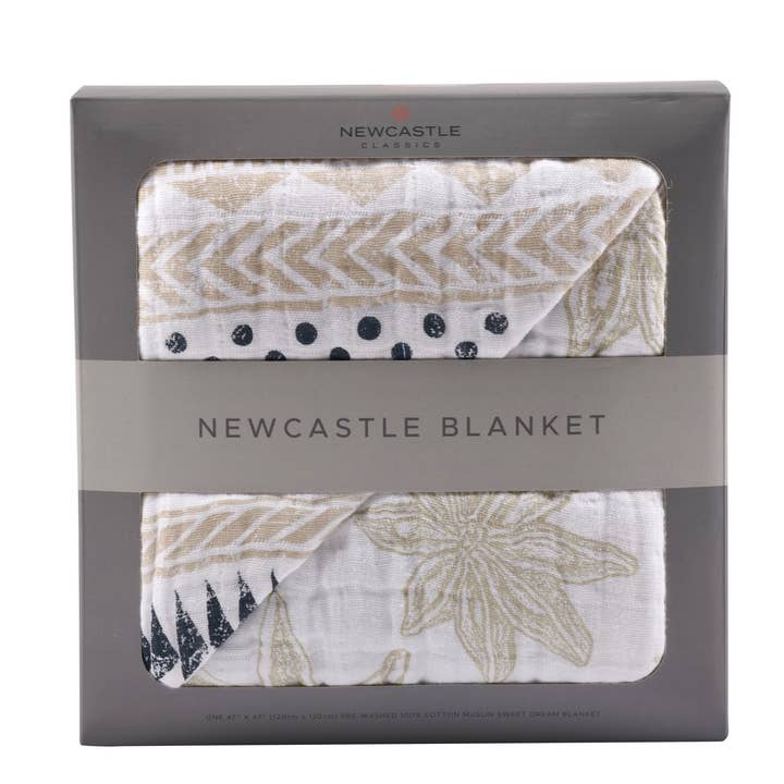 Pyramid Och Boho Fields Bomull Muslin Newcastle Filt för wholesale av Newcastle Classics