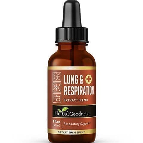 Herbal Goodness - Wholesale Oral Supplement/Vitamin - Lung & Respiration Liquid Supplement 1oz0
