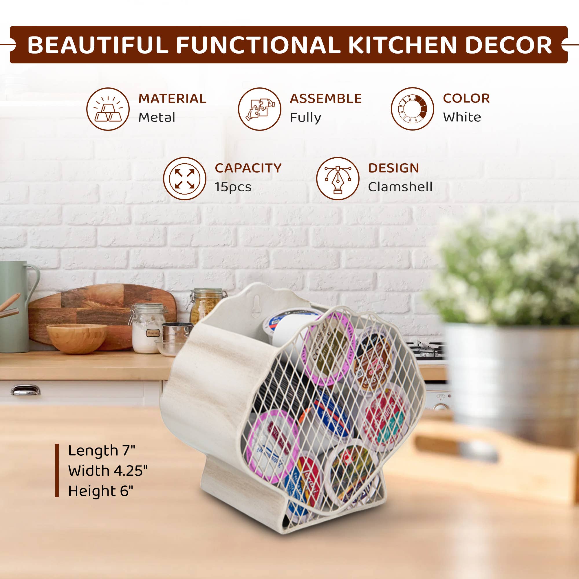 MADE EASY KIT - Wholesale Kitchen Storage/Organizer - Made Easy Kit Coffee Pod Organizer - Home Functional Décor70