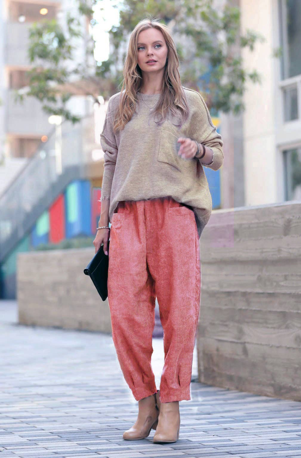 42POPS - Wholesale Pants - Women's - ",,,,.....Vintage wash corduroy pants5