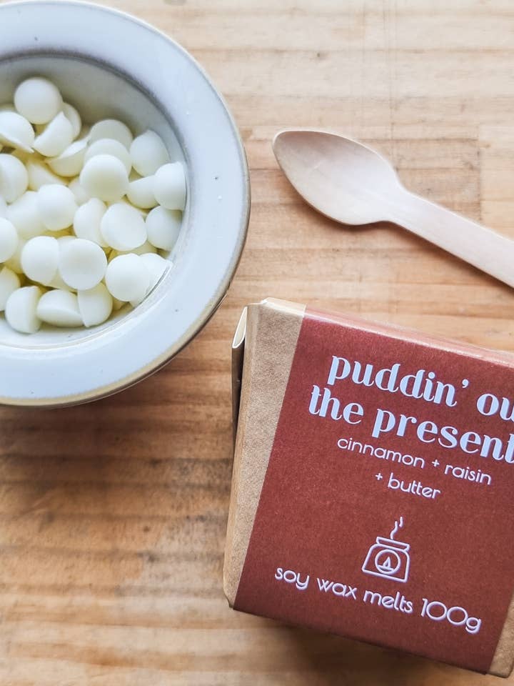 'Puddin' Out the Presents' Wax Melts 100g for wholesale by Everwood Candle Co.