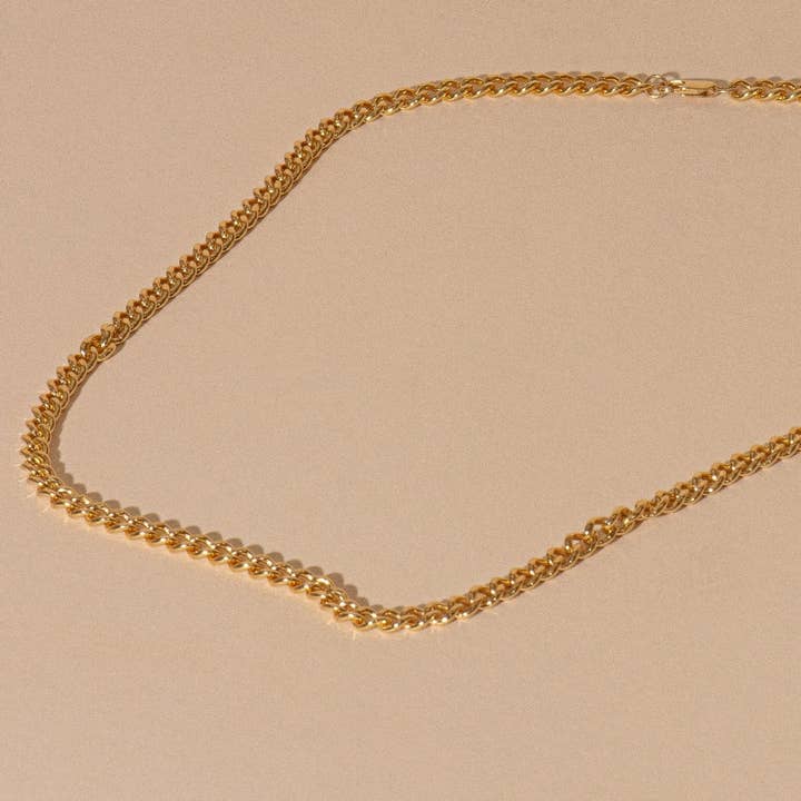 Trendy Gold Curb Body Chain for wholesale by Kolohe
