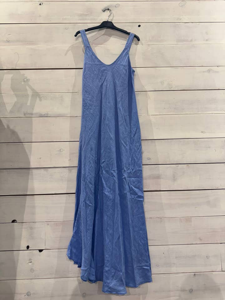 Linos y Textiles - Wholesale Dress - Women's - REF 2219 100% LINEN STRAPPY DRESS9