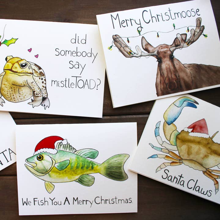 Nature Notes Holiday Card Packs for wholesale by Nature Notes, LLC