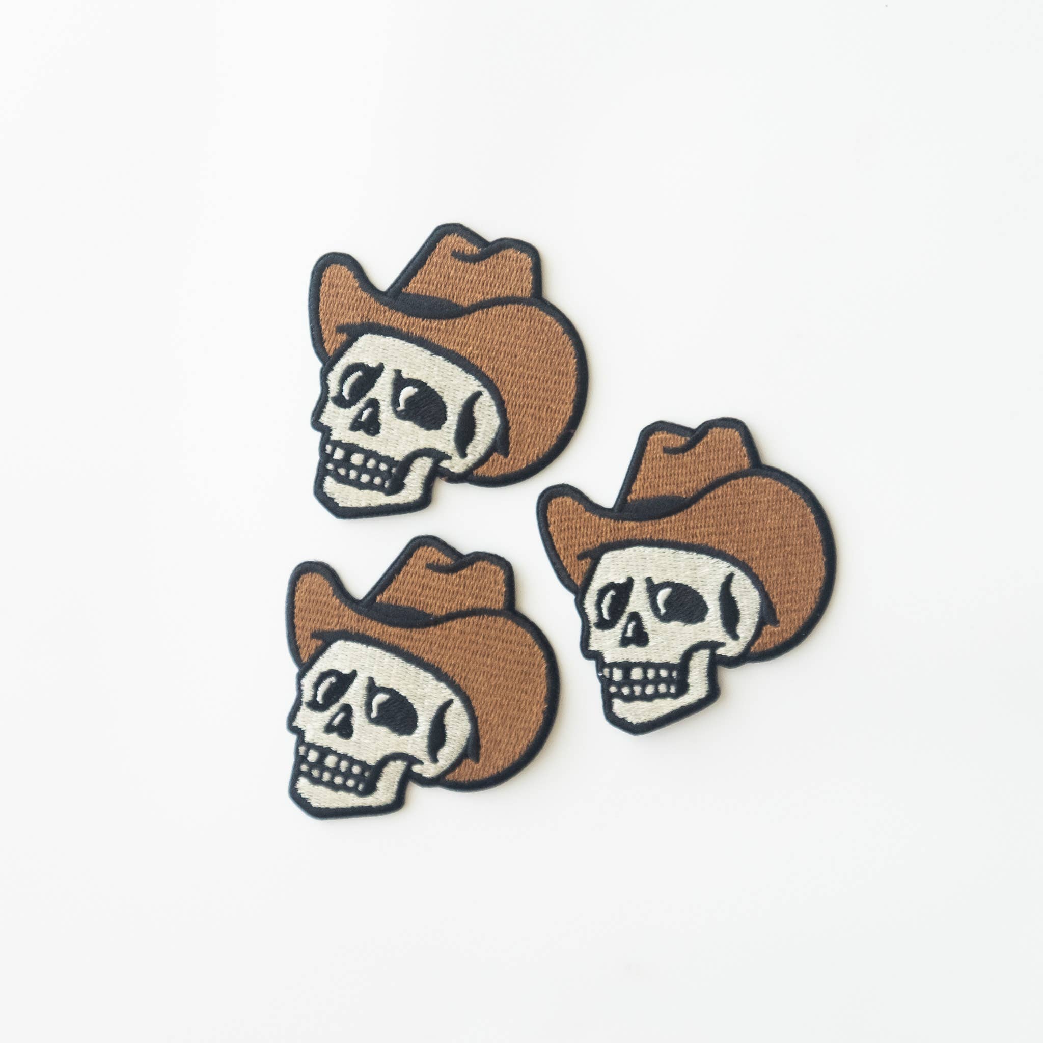 Union Made - Wholesale Patch - Cowboy Skull Embroidered Iron on Patch4