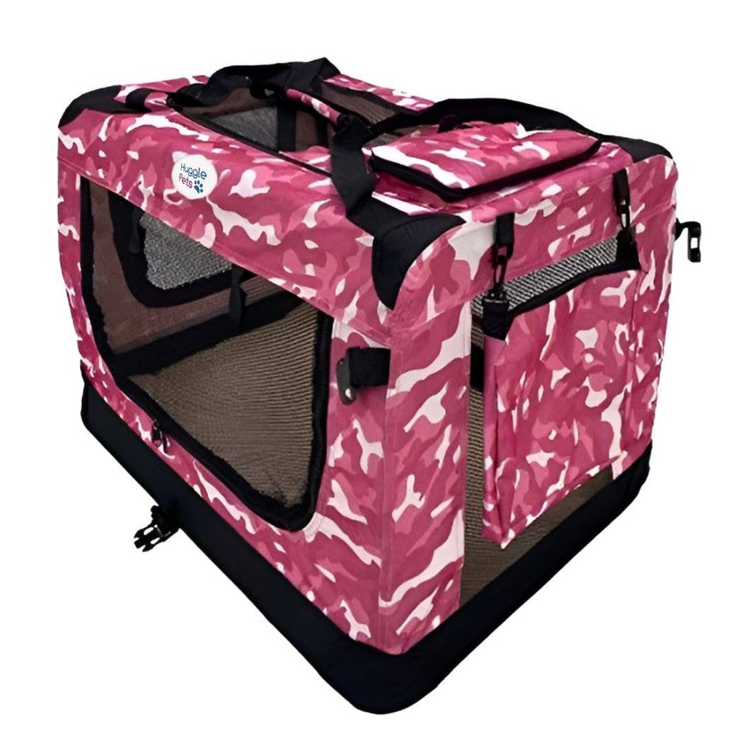 HugglePets - Vente Caisse de transport – chat et chien - Sac de transport pliable HugglePets en tissu pour animaux7