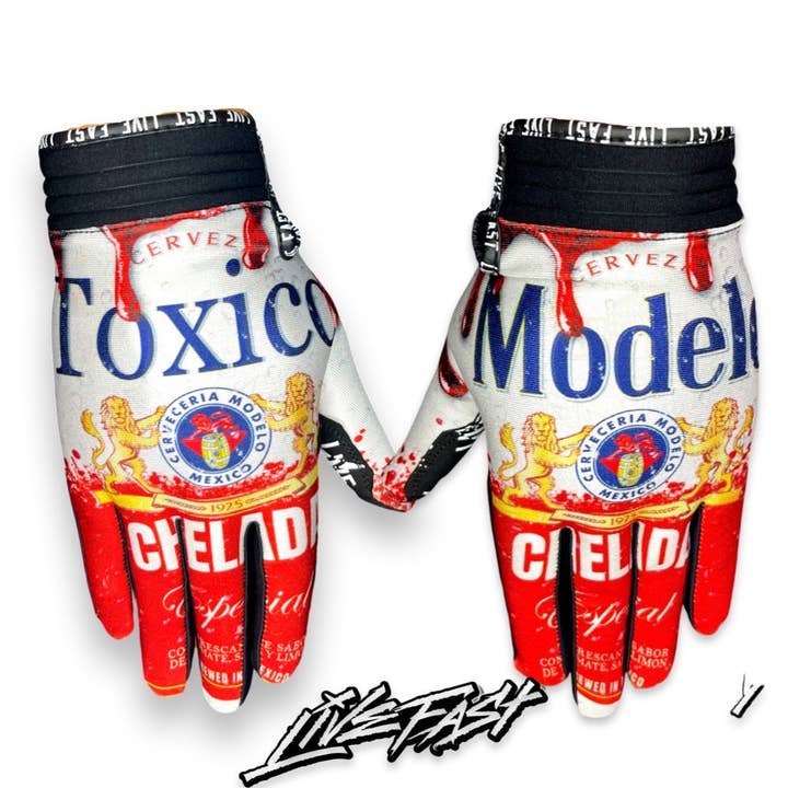 Live Fast Gear – Großhandel Handschuhe – Herren – Modelo Toxico Live Fast Motocross-Handschuhe