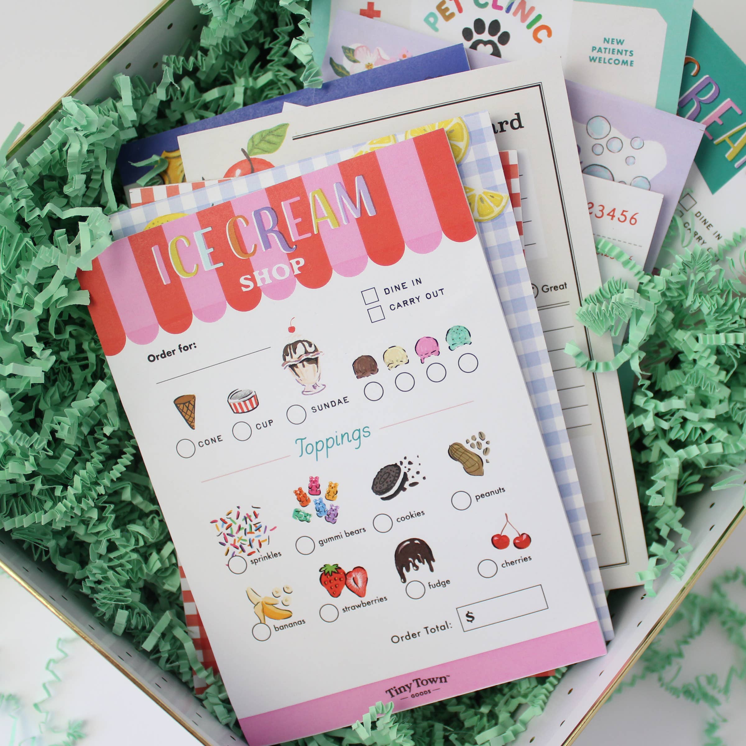 Inklings Paperie - Wholesale Kladblok - Inklings Tiny Town™ Speel Notitieblok - IJssalon6